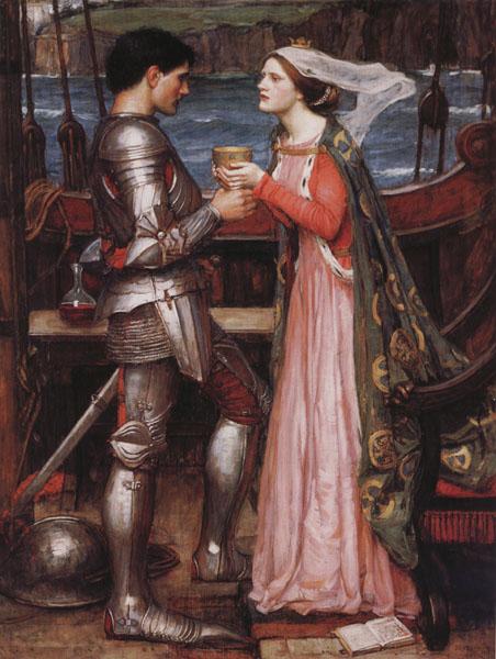 John William Waterhouse Tristram and Isolde oil painting picture
